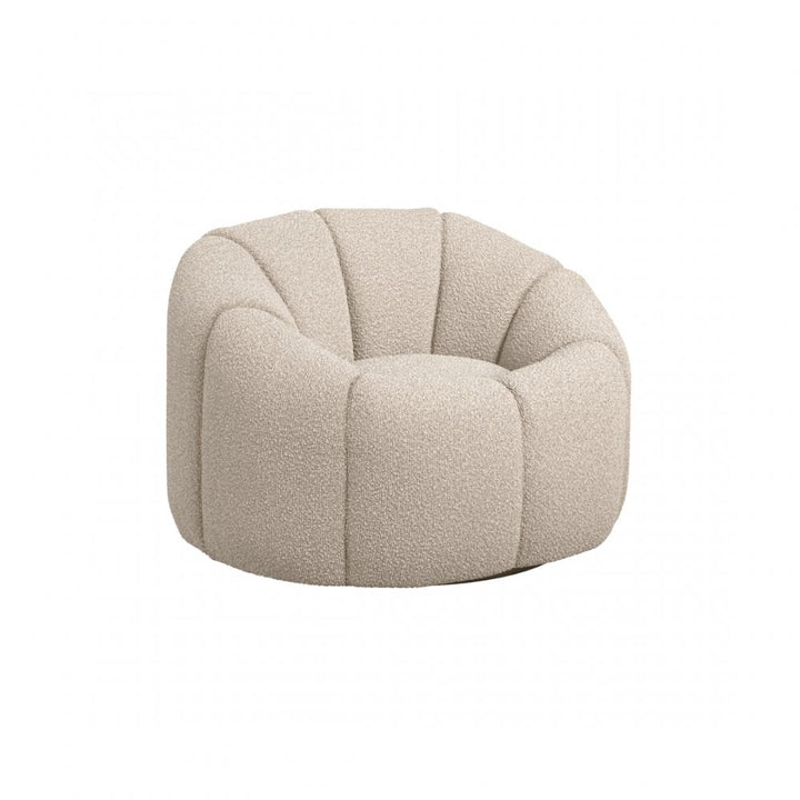 Madison Designs Nao Buff Bouclé Swivel Chair