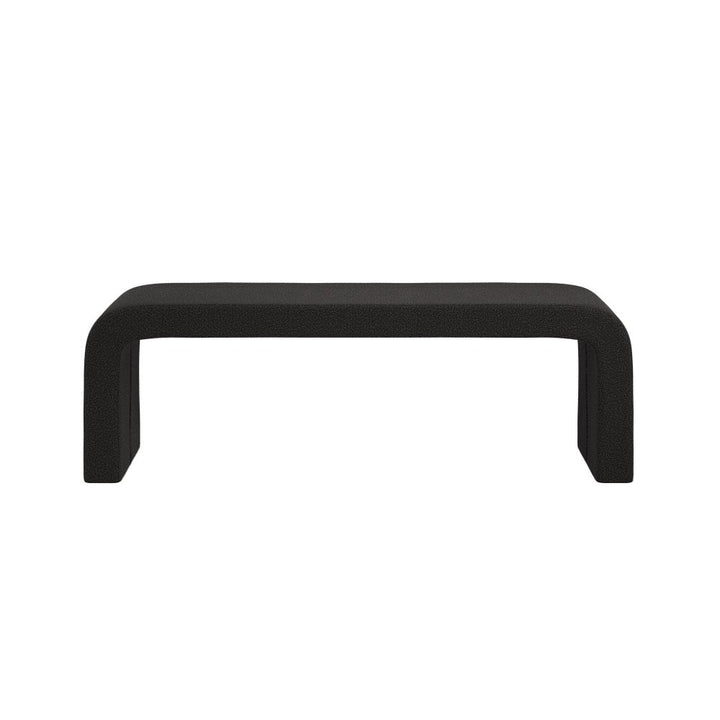 Madison Designs Ren Black Boucle Bench