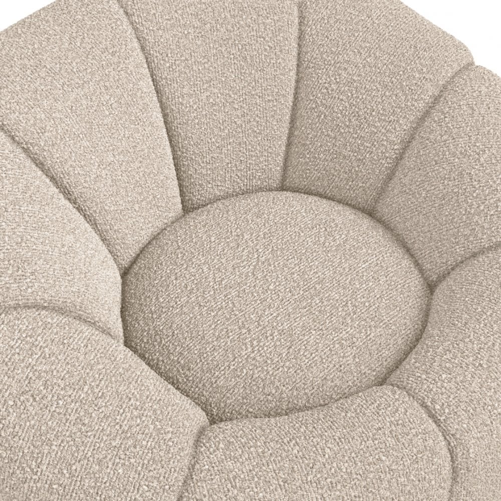 Madison Designs Nao Buff Bouclé Swivel Chair