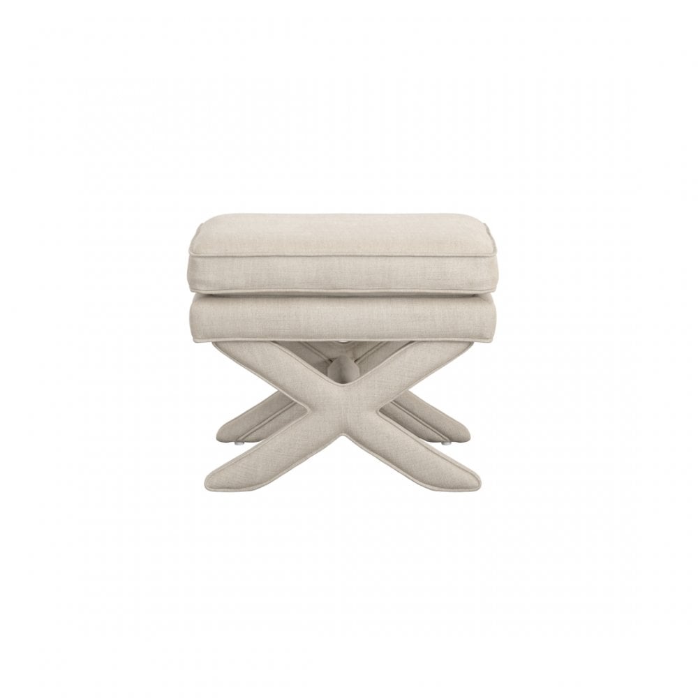 Madison Designs Alvar-Rhode Stone Linen Stool