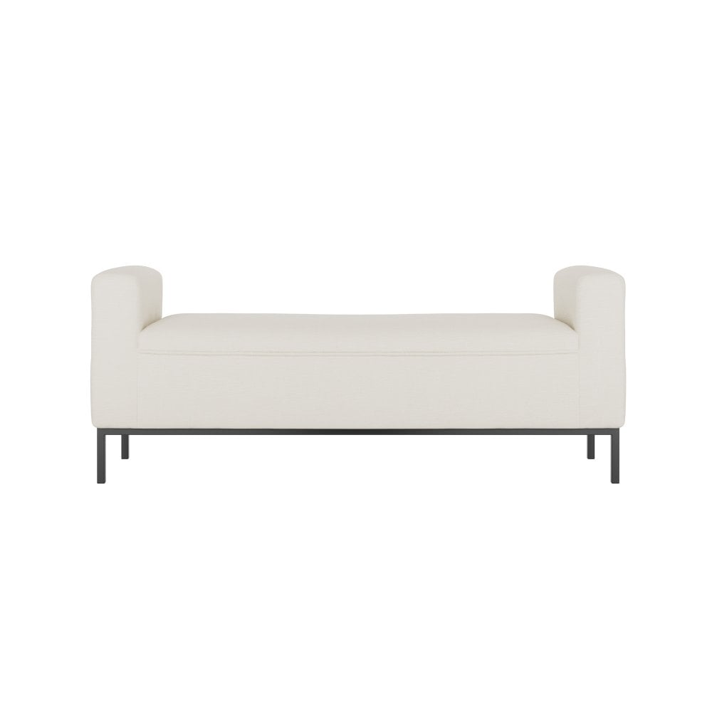 Madison Designs Serena Bench in Ivory Linen