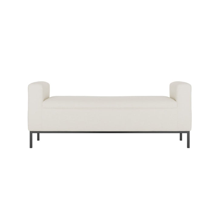 Madison Designs Serena Bench in Ivory Linen