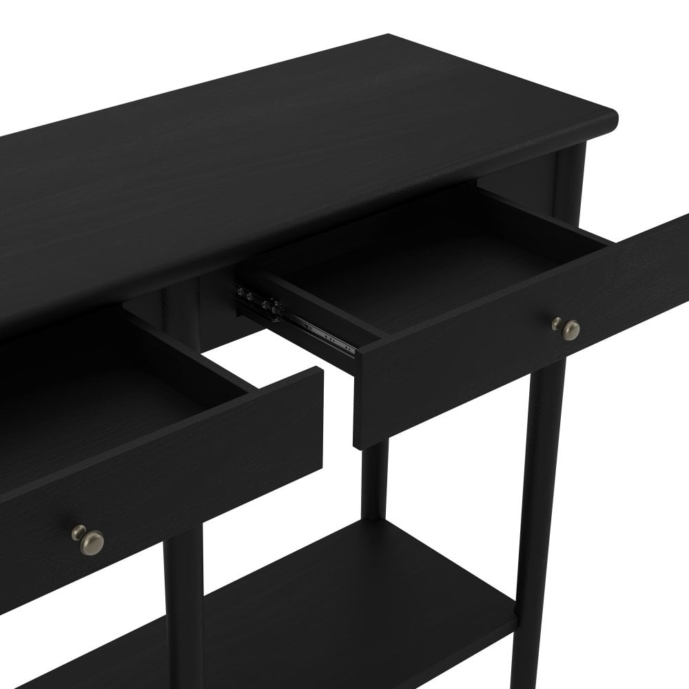 Madison Designs Jackson Matte Black Console Table