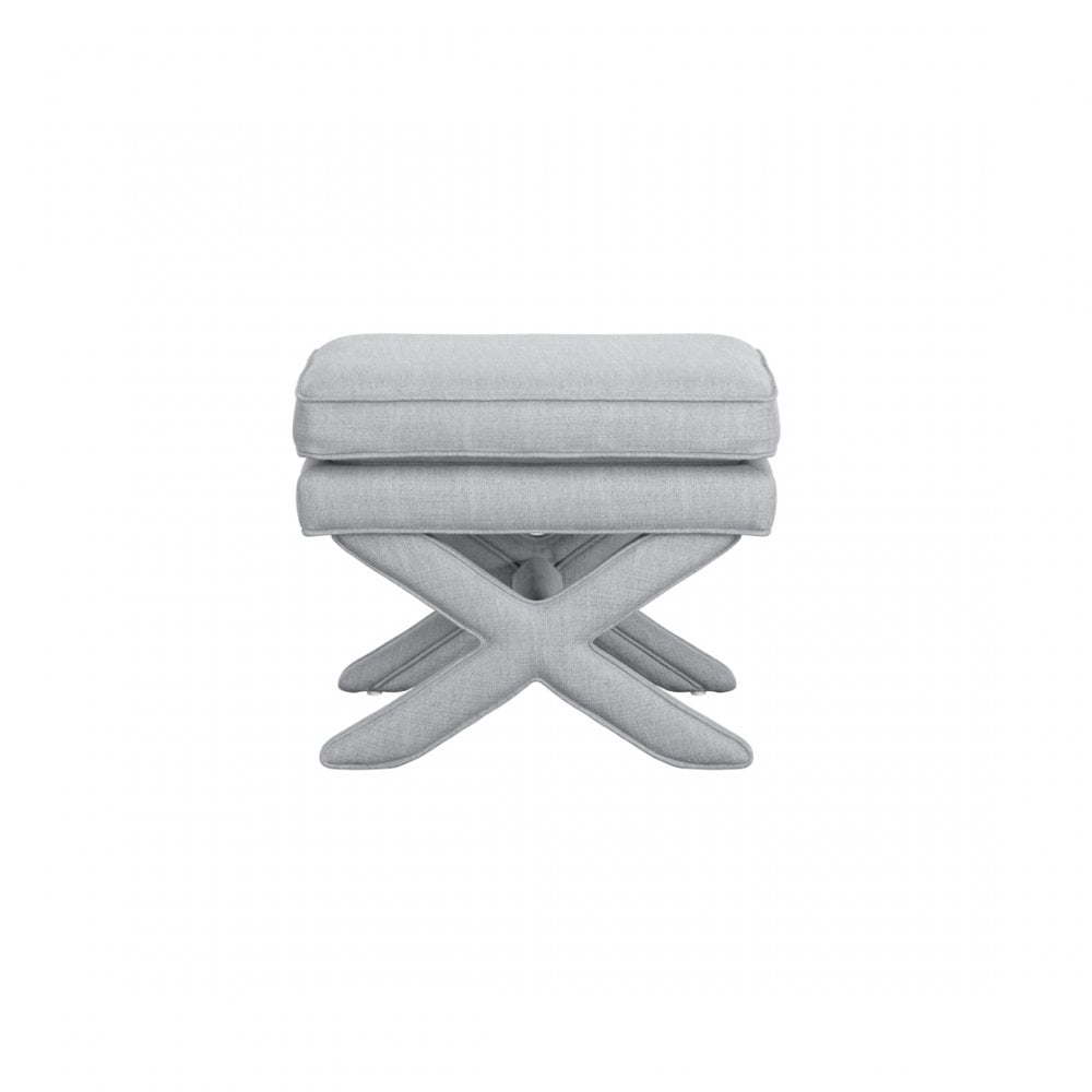 Madison Designs Avlar-Rhode Light Grey Linen Stool