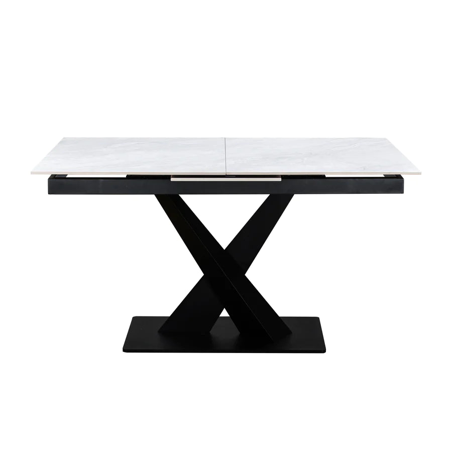 Toronto 140-180cm Ceramic Extending Dining Table-Kitchen & Dining Room Tables-ASR-Belmont Interiors