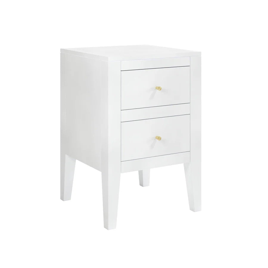 DI Designs Alton Bedside in White - Belmont Interiors