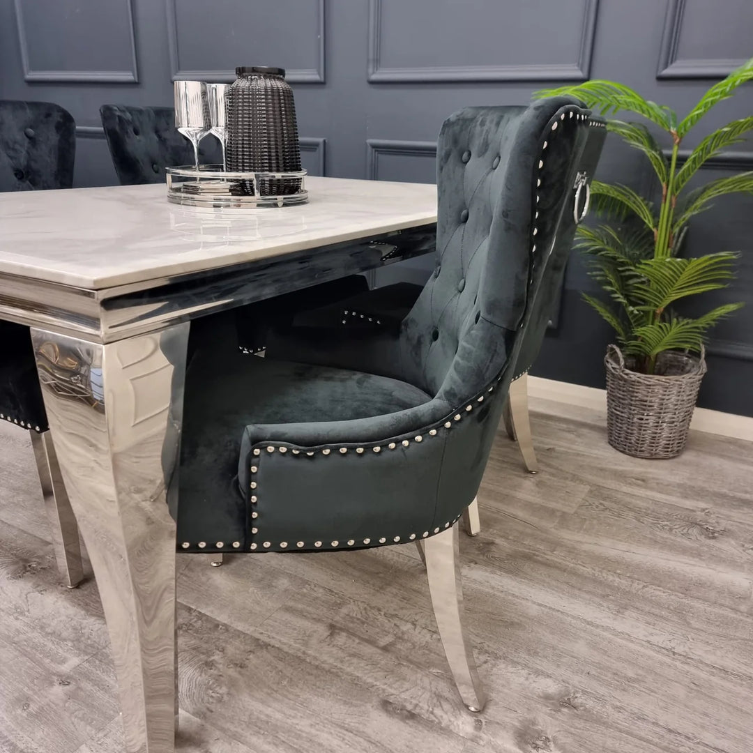 Megan Velvet Dining Chair - Belmont Interiors