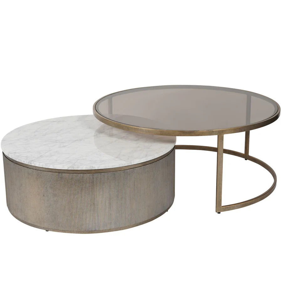 Libra Interiors Belvedere Nesting Coffee Table