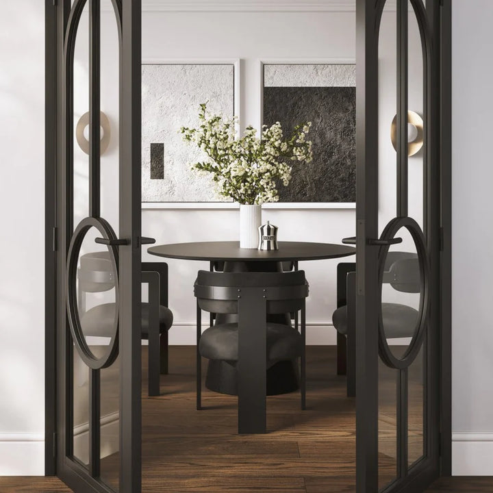 Madison Designs Neo Mai Black On Black Dining Chair