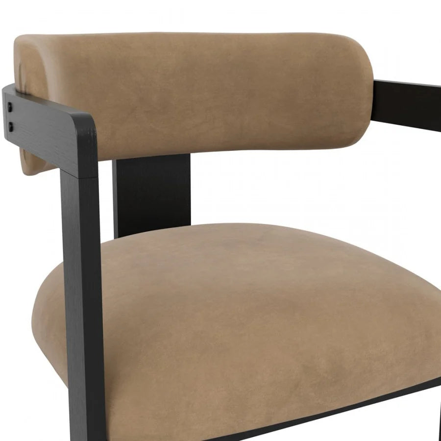 Madison Designs Neo Mai Mole and Black Dining Chair