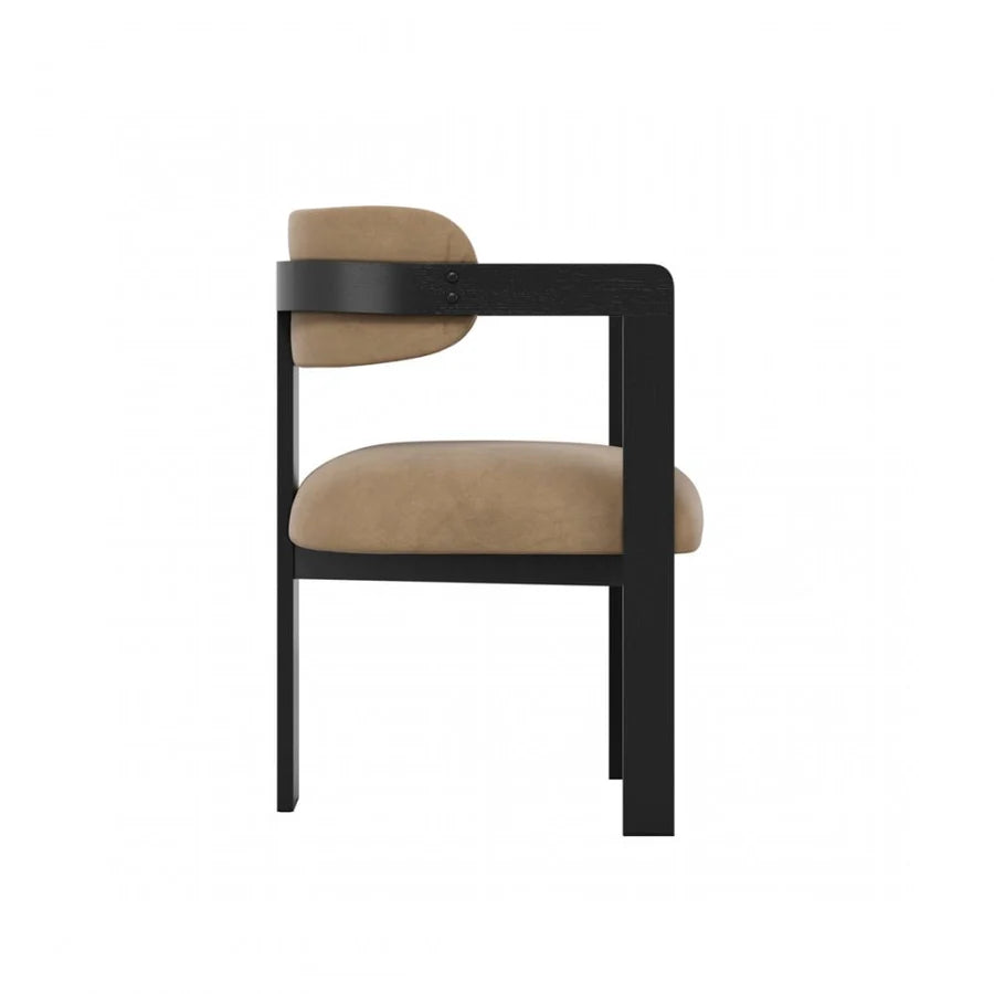 Madison Designs Neo Mai Mole and Black Dining Chair