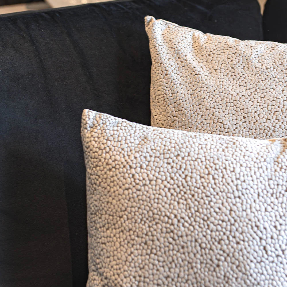 Malini Bingham Velvet Cushion In Cream