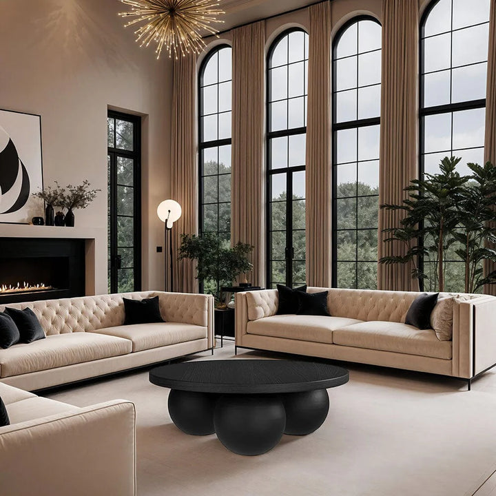 Madison Designs Kenji Matt Black Coffee Table