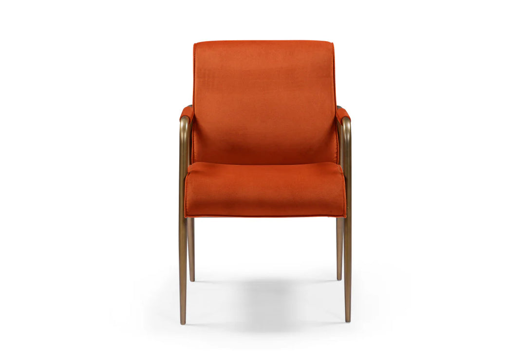 DI Designs Campden Club Chair - Rust Orange - Belmont Interiors