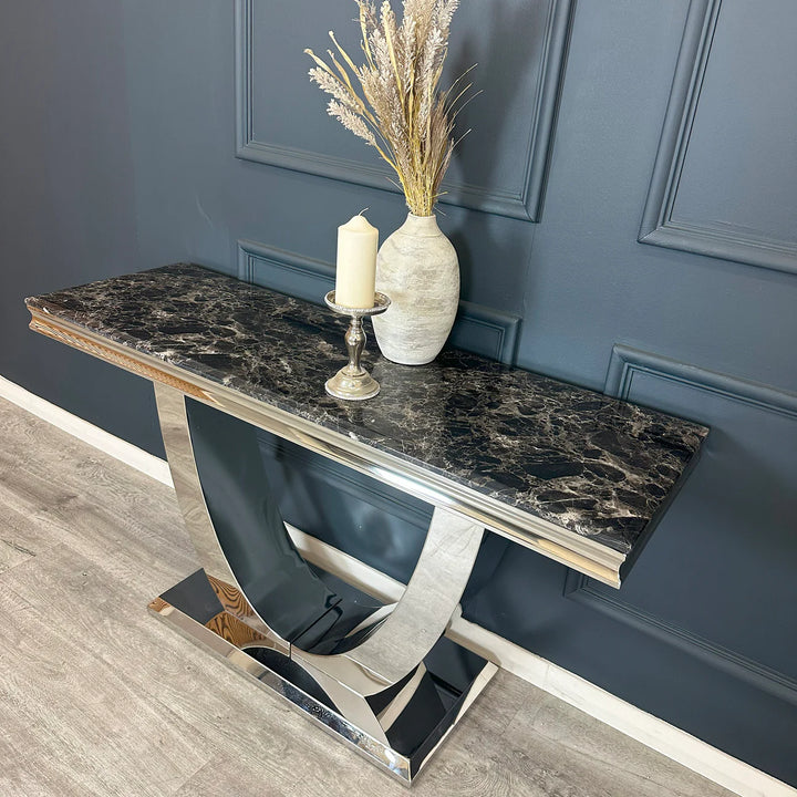 Arial Marble Console Table