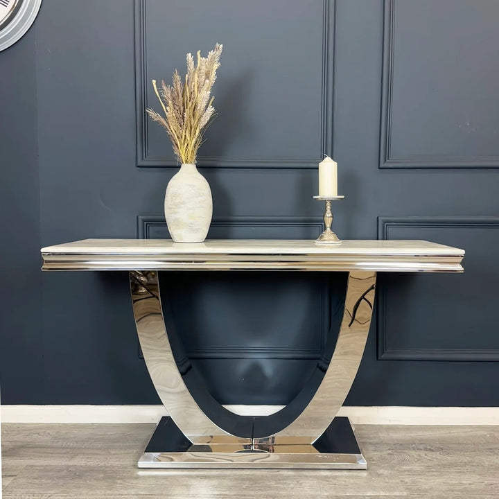 Arial Marble Console Table