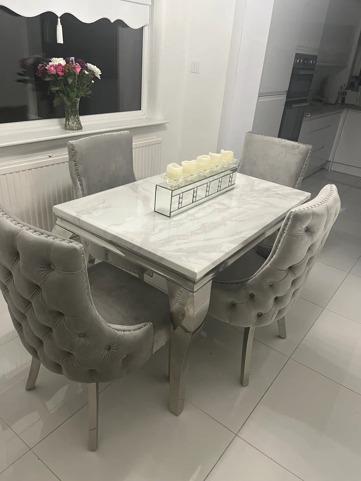 Louis Dining Table + Kensington Dining Chairs - Belmont Interiors