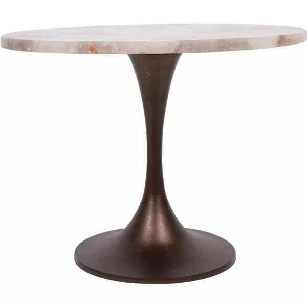 Libra Interiors Bosworth Smokey Quartz Side Table 60cm