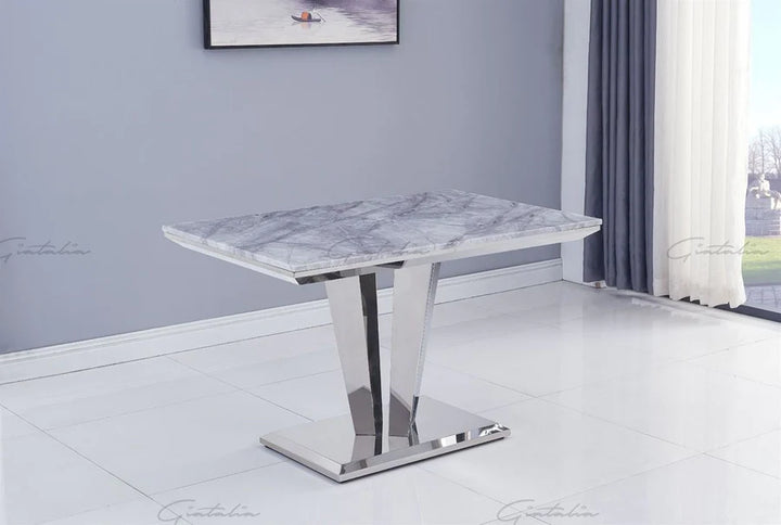 Riccardo 120cm Marble Dining Table - Belmont Interiors