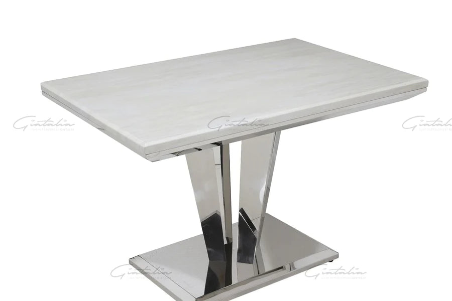 Riccardo 120cm Marble Dining Table - Belmont Interiors