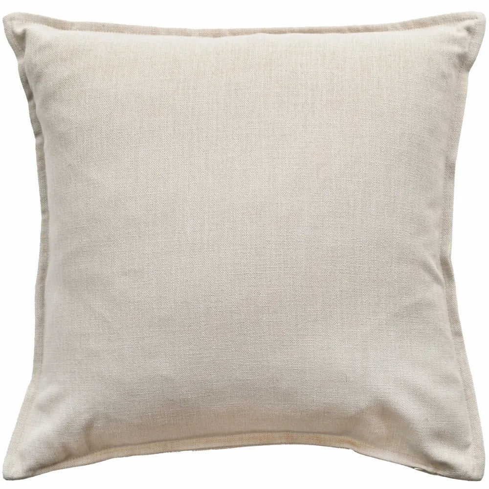 Malini Large Tia Ivory Linen Cushion