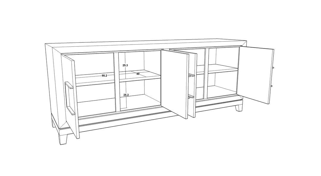 Berkeley Designs Lucca Sideboard - Belmont Interiors