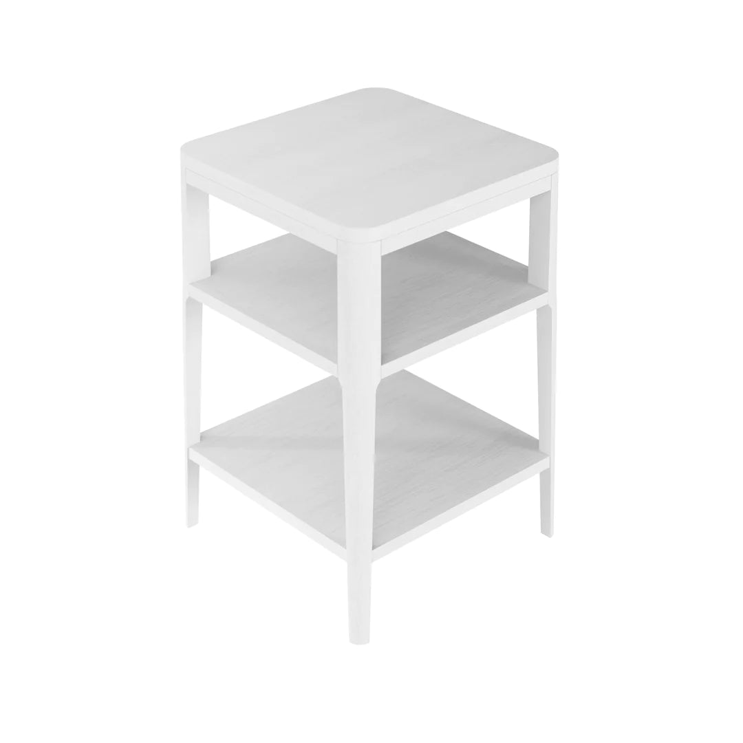 DI Designs Abberley End Table - White - Belmont Interiors