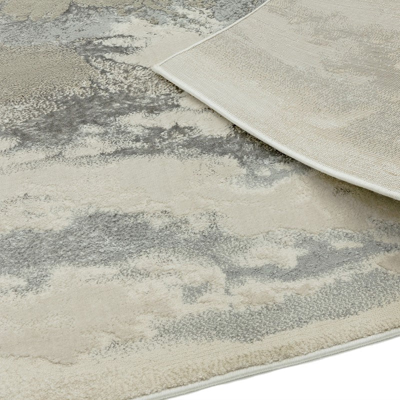 Aurora AU02 Marble Runner Rugs in Cloud Grey - Belmont Interiors