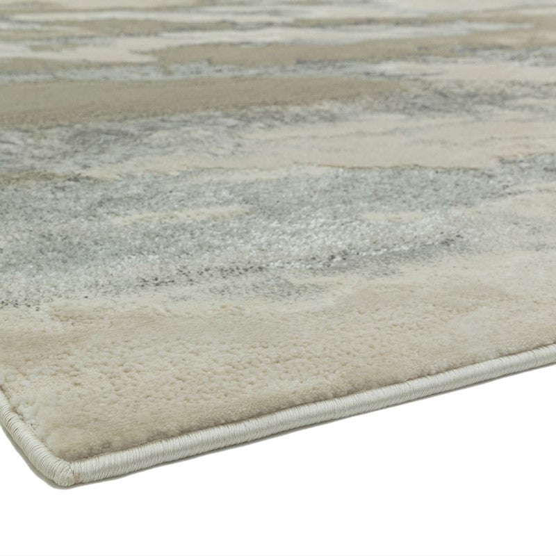 Aurora AU02 Marble Runner Rugs in Cloud Grey - Belmont Interiors