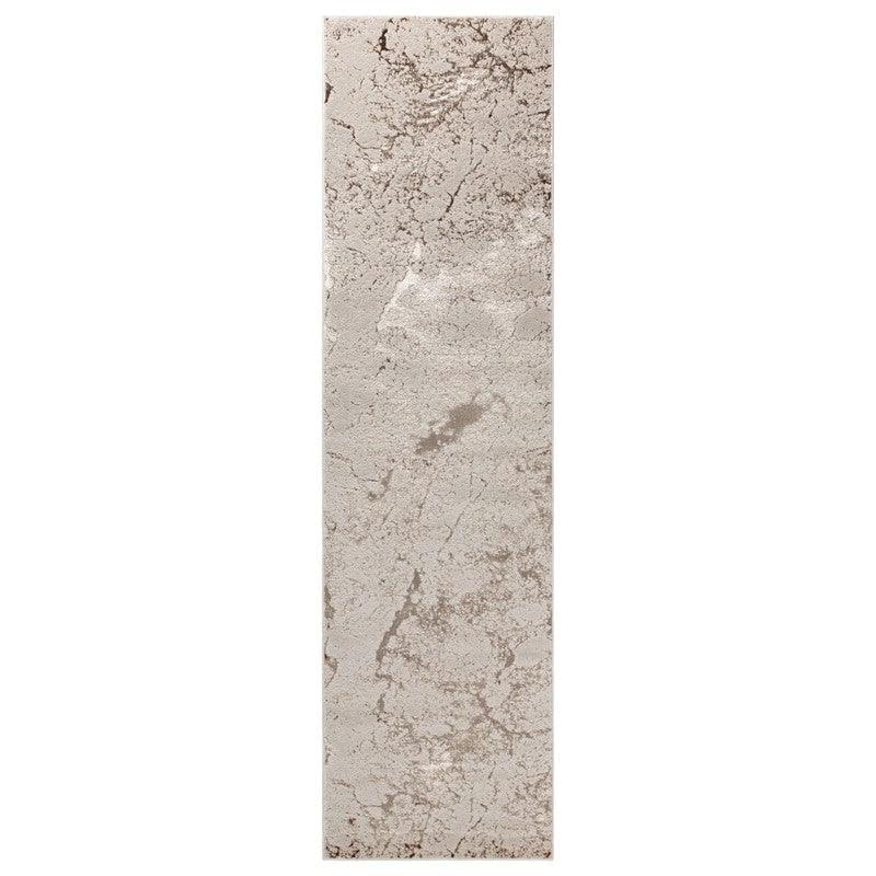 Aurora AU10 Glacier Marble Runner Rugs in Grey Silver-Rugs-Asiatic-Belmont Interiors