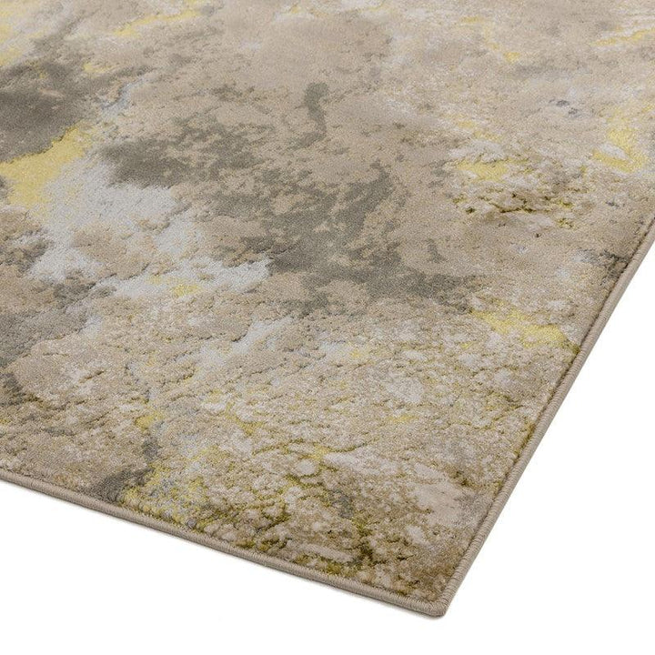 Aurora Galaxy AU04 Marble Rugs in Metallic Beige - Belmont Interiors