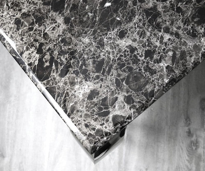 Louis Black Marble Dining Table - All Sizes - Belmont Interiors